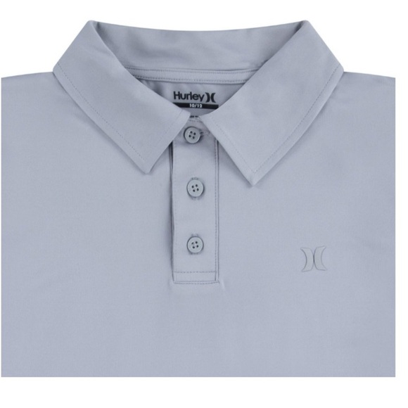 Nwt Hurley boys performance polo XXL(16/18) wolf gray - Picture 3 of 6